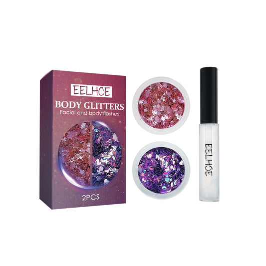 Painted Body Glitter Face Makeup Body Hair Stage Party Glitter Nail Decoration Glitter