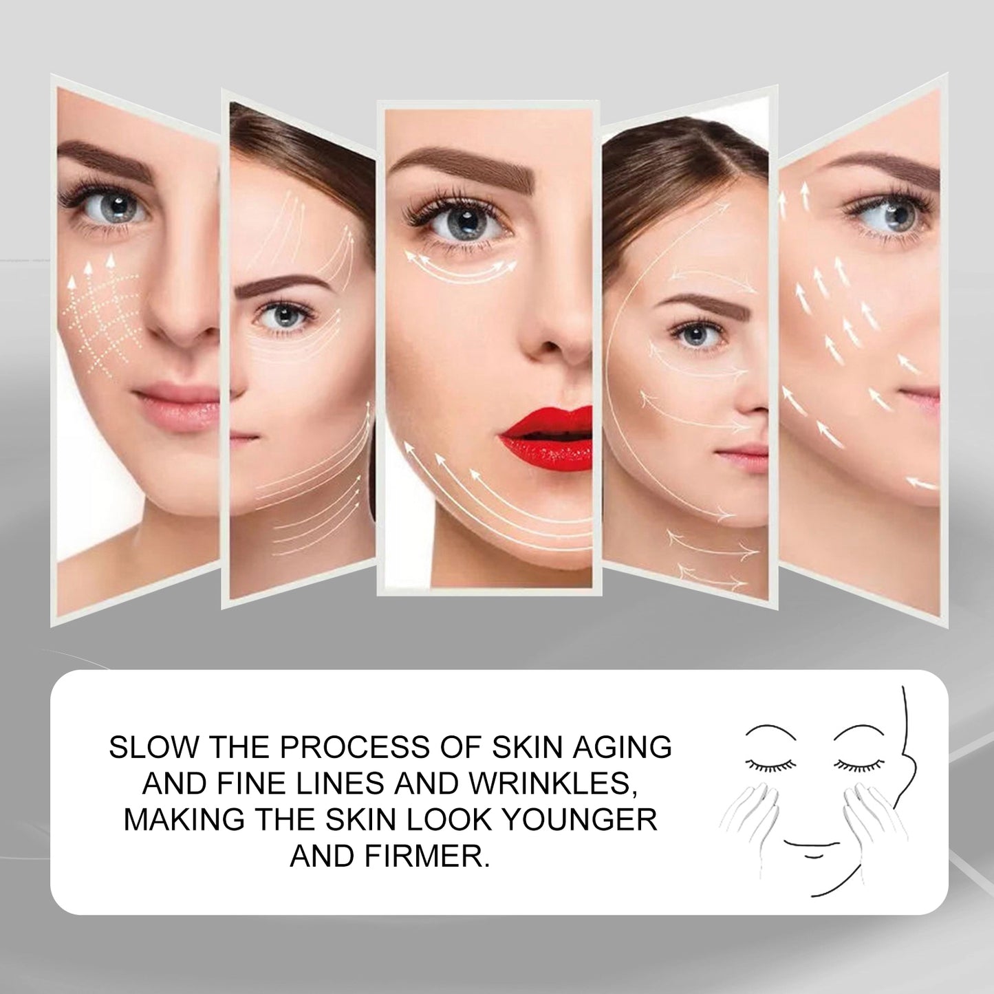 Anti Aging Serum, Anti-Aging Recombination Repair Skin Barrier Firming Elastic Moisturizing Skin Care Serum