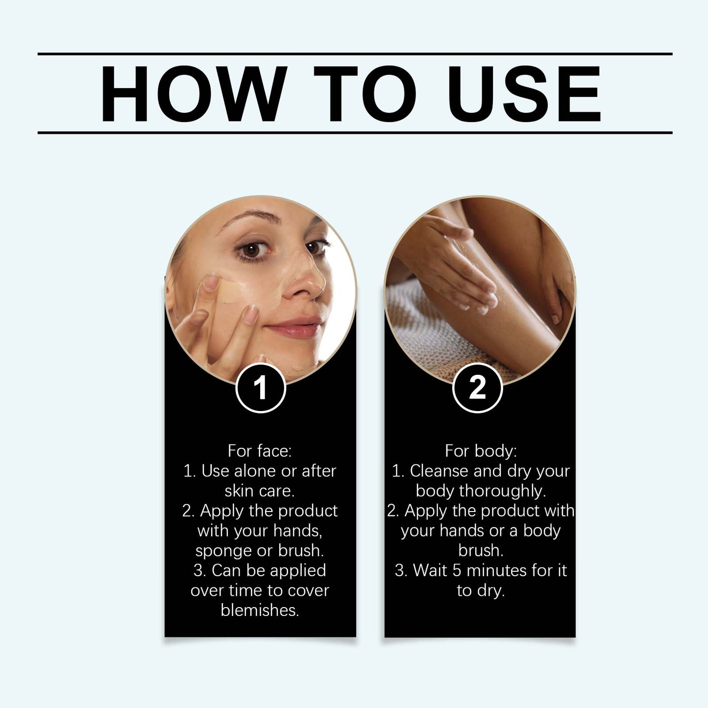 zephoco Long Duration Concealer For Dark Skin, Tone Sheer Sheer Matte Natural Anti-Rub And Make-Up Daily Concealer