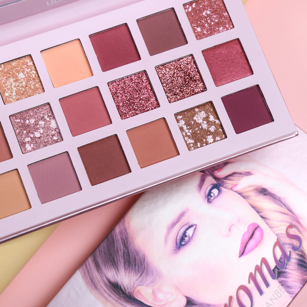 UCANBE Aromas Nude Eye Shadow Palette 18 Color Eyeshadow Shimmer Waterproof Paleta De Sombra Makeup Pallete