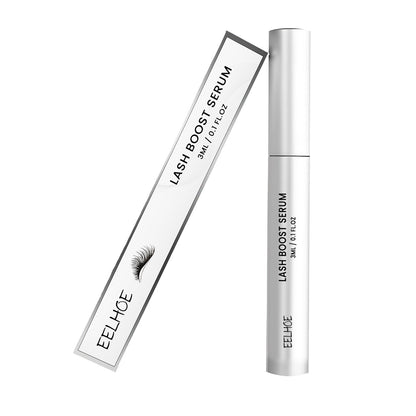 EELHOE Lash Boost Serum, Eyebrows And Eyelashes Black Thick Curly Natural Beautiful Slender Long Gentle Not Easy To Smudges