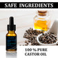 EELHOE Castor Oil Mascara Daily Natural Eyelash Curl & Curl Beauty Gentle Moisturizing Treatment