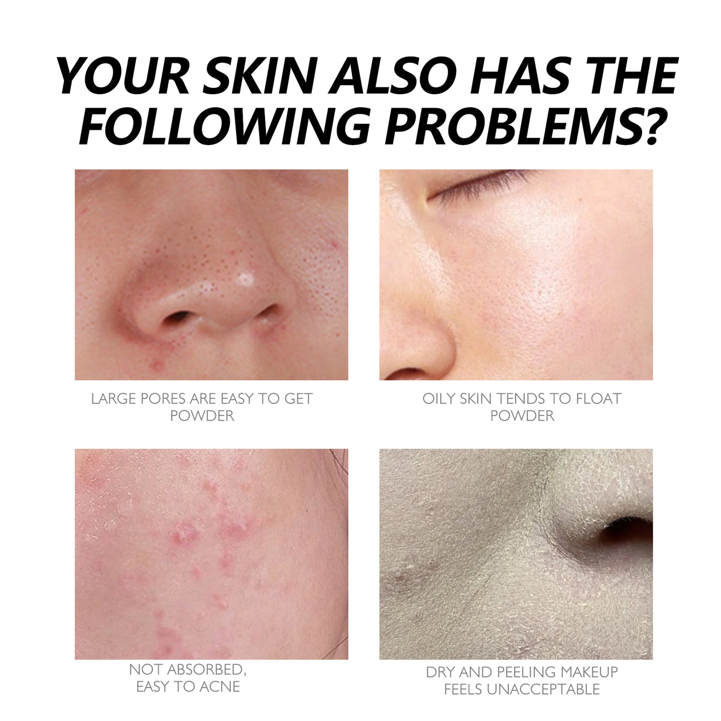 3 In 1 Color Correcting Cream, Cover Dark Spots, Moisturize Skin Care And Isolate Foundation