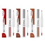 Double Head Essence Lip Line Lip Glaze Pen 2-In-1 Lip Line Lip Glaze Mirror Gloss Lipstick Lip Gloss