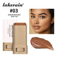 Lakerain Makeup Stick with Color Solid Essence, Long-Lasting Moisturizing Smooth Natural Bare Makeup Concealer Highlighter