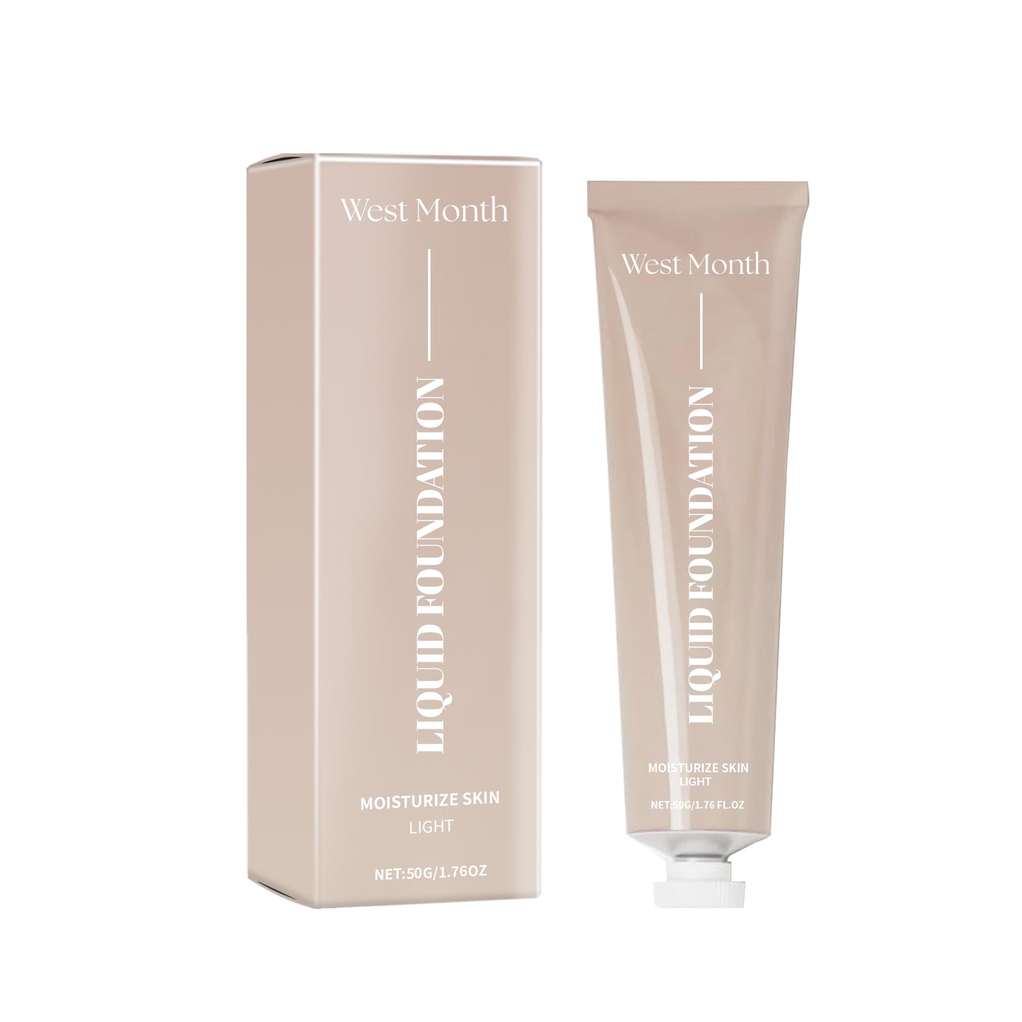 Moisturizing Liquid Foundation, Long-Lasting Moisturizing Refreshing Moisturizing Light Moisture Liquid Foundation