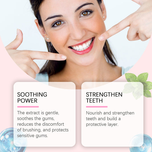 Oralhoe Brightening Fresh Breath Toothpaste Cleaning Care Teeth Brightening Remove Stains Oral Care Herbal Toothpaste