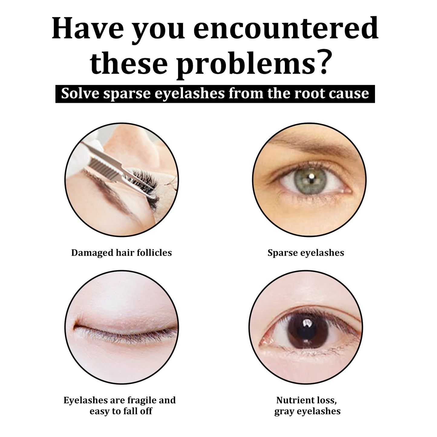 EELHOE Castor Oil Mascara Daily Natural Eyelash Curl & Curl Beauty Gentle Moisturizing Treatment